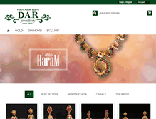 Tablet Screenshot of darjewellery.com